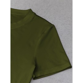 Women's  Y2K Cropped T-Shirt with 