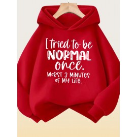 Women's Soft Lavender Funny Sarcastic Quote Hooded Sweatshirt - 