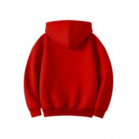 [Cozy Christian Faith Hoodie] 100% Polyester Cozy Women's Pink Christian Faith Hooded Sweatshirt with Psalm 91 Bible Verse Print | Machine-Washable Pullover for Casual Wear | Inspirational Religious Apparel for Fall/Winter Layering