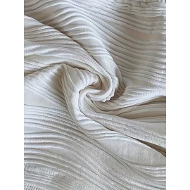 [Elegant Summer Two-Piece Set] Elegant Women's Summer Two-Piece Set - V-Neck Strap Top with Bow Detail & High-Waisted Skirt, Polyester Blend, Textured Fabric, Perfect for Spring/Summer, Casual Attire