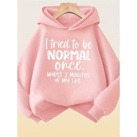 Women's Soft Lavender Funny Sarcastic Quote Hooded Sweatshirt - 